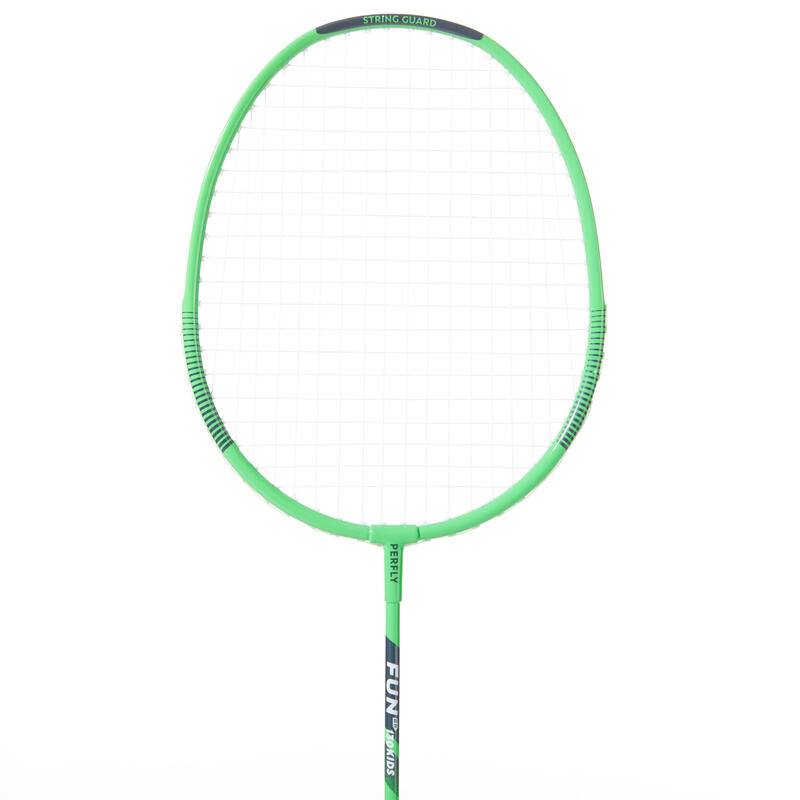 Badmintonset - Inclusief net - 4 rackets - Geel