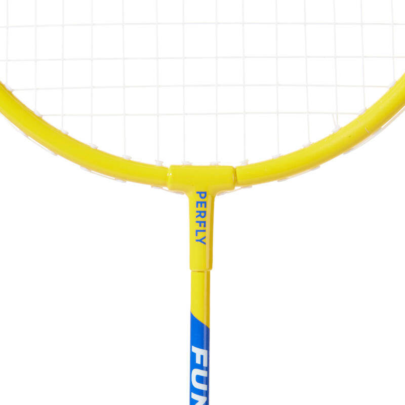 Kit racchette badminton bambino BR 130 verde-giallo