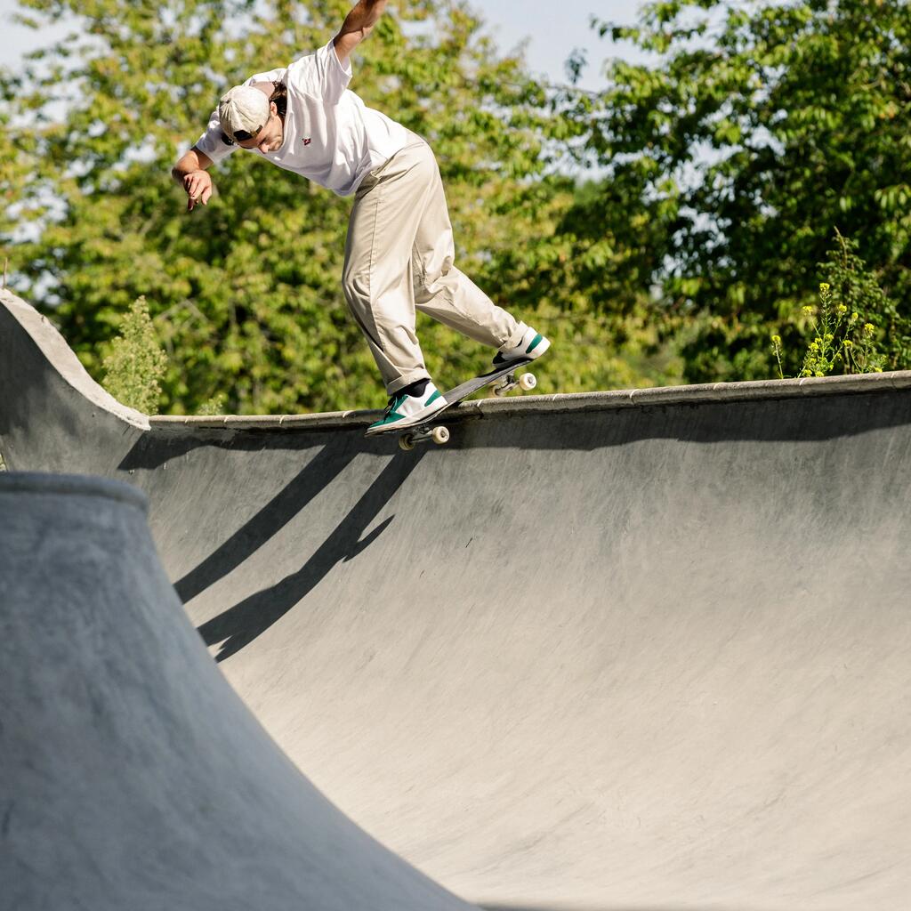 Tenisice za vožnju skateboarda Crush 500 za odrasle crne sa sivom gumom