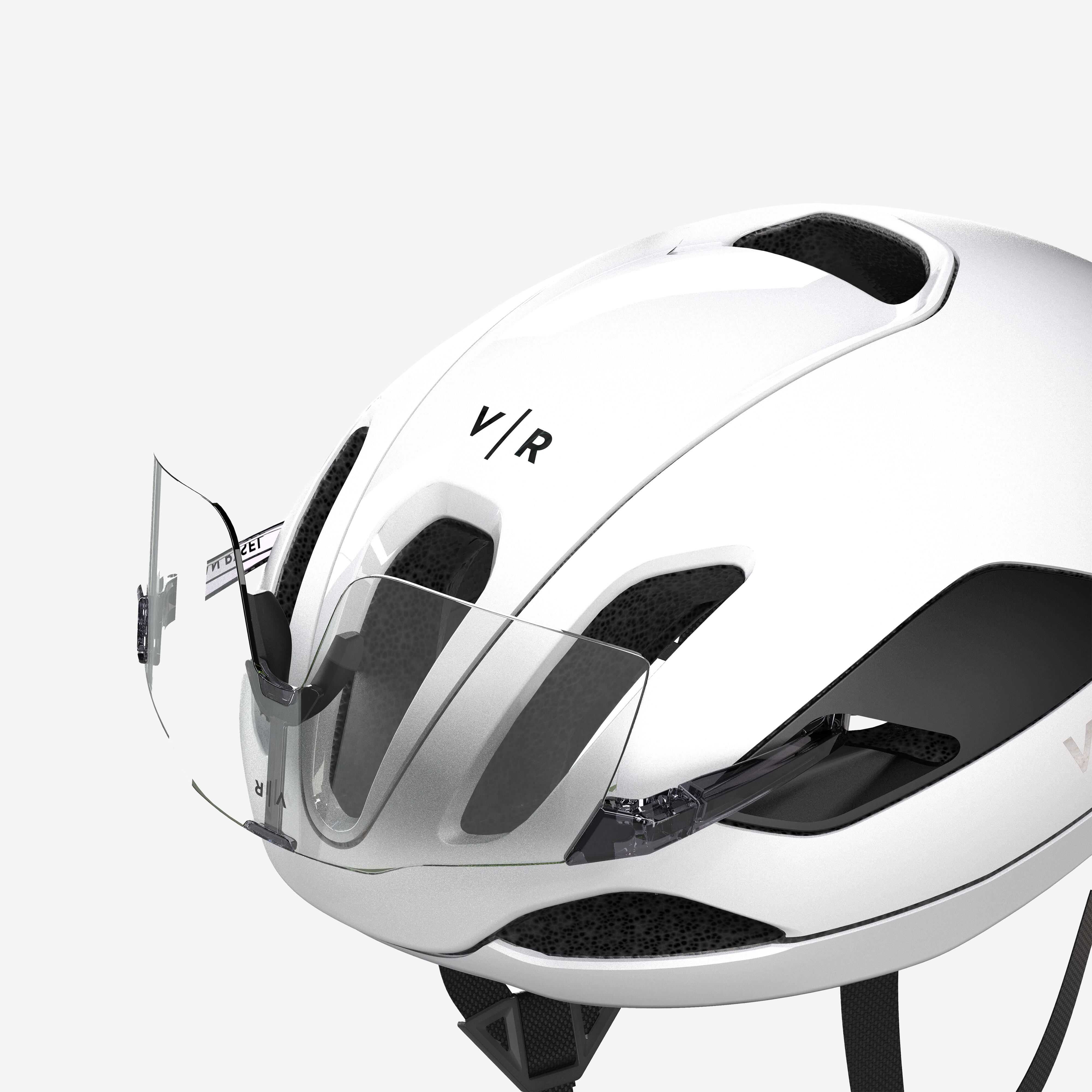 FCR road bike helmet white