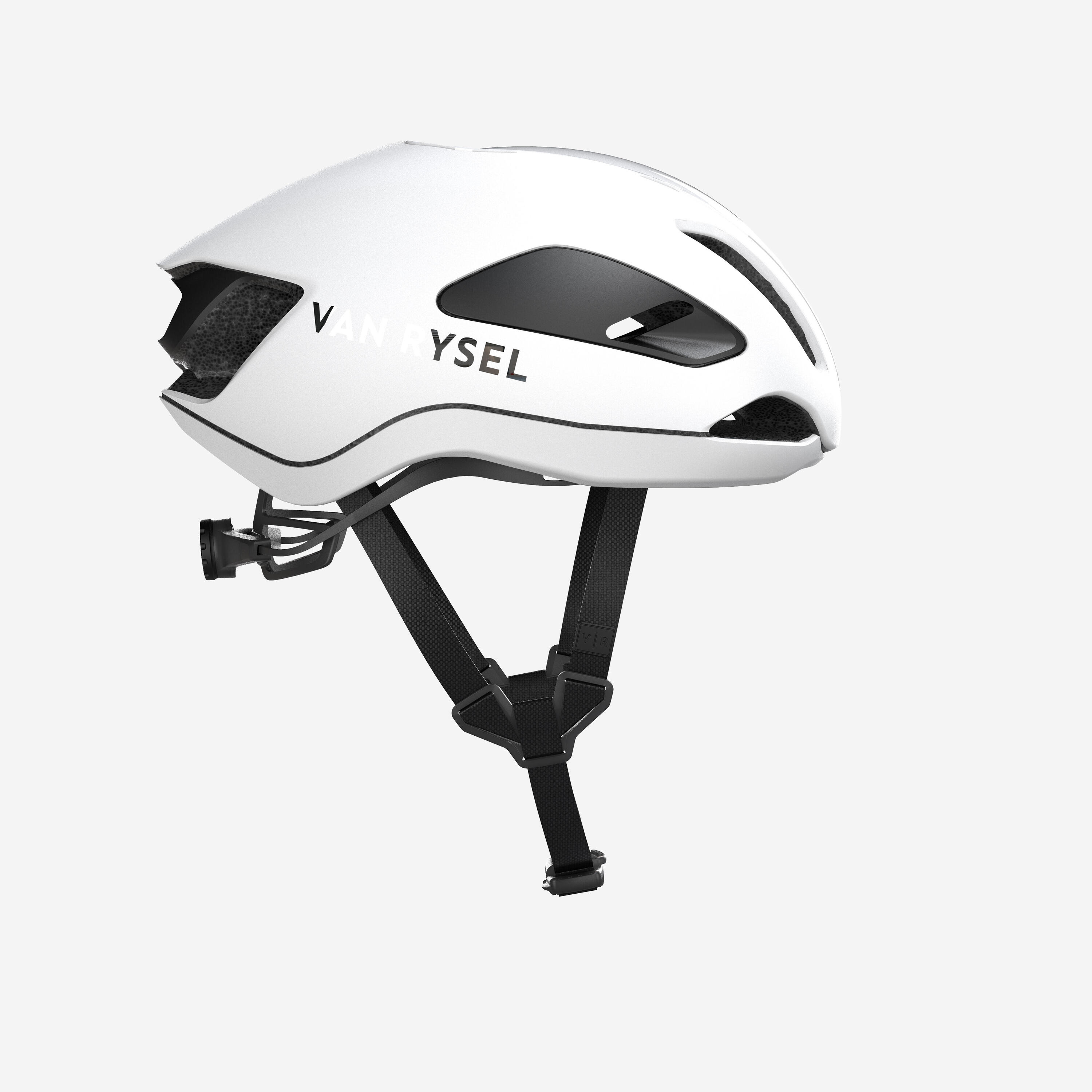 Road Bike Helmet FCR - White 3/8