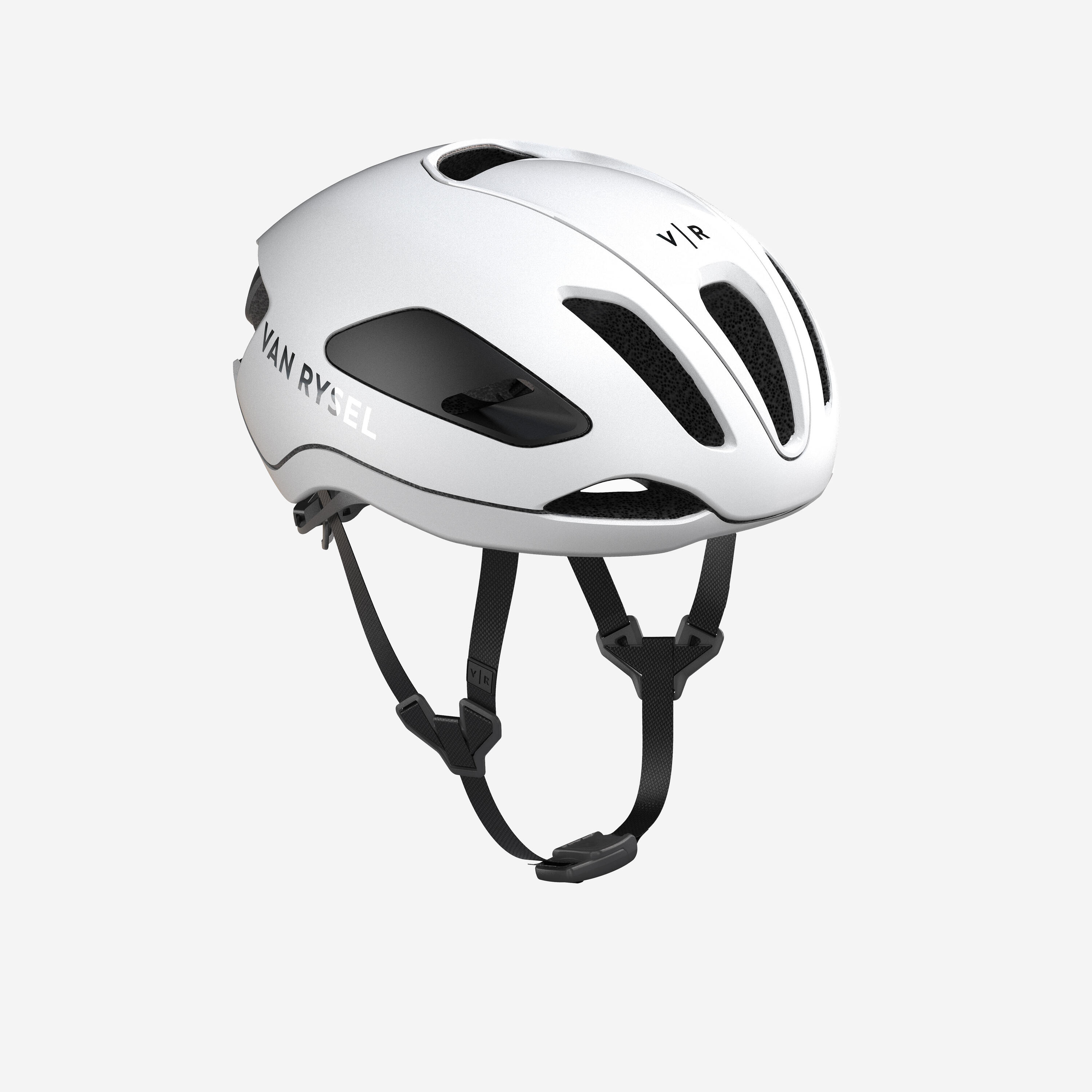 VAN RYSEL Road Bike Helmet FCR - White