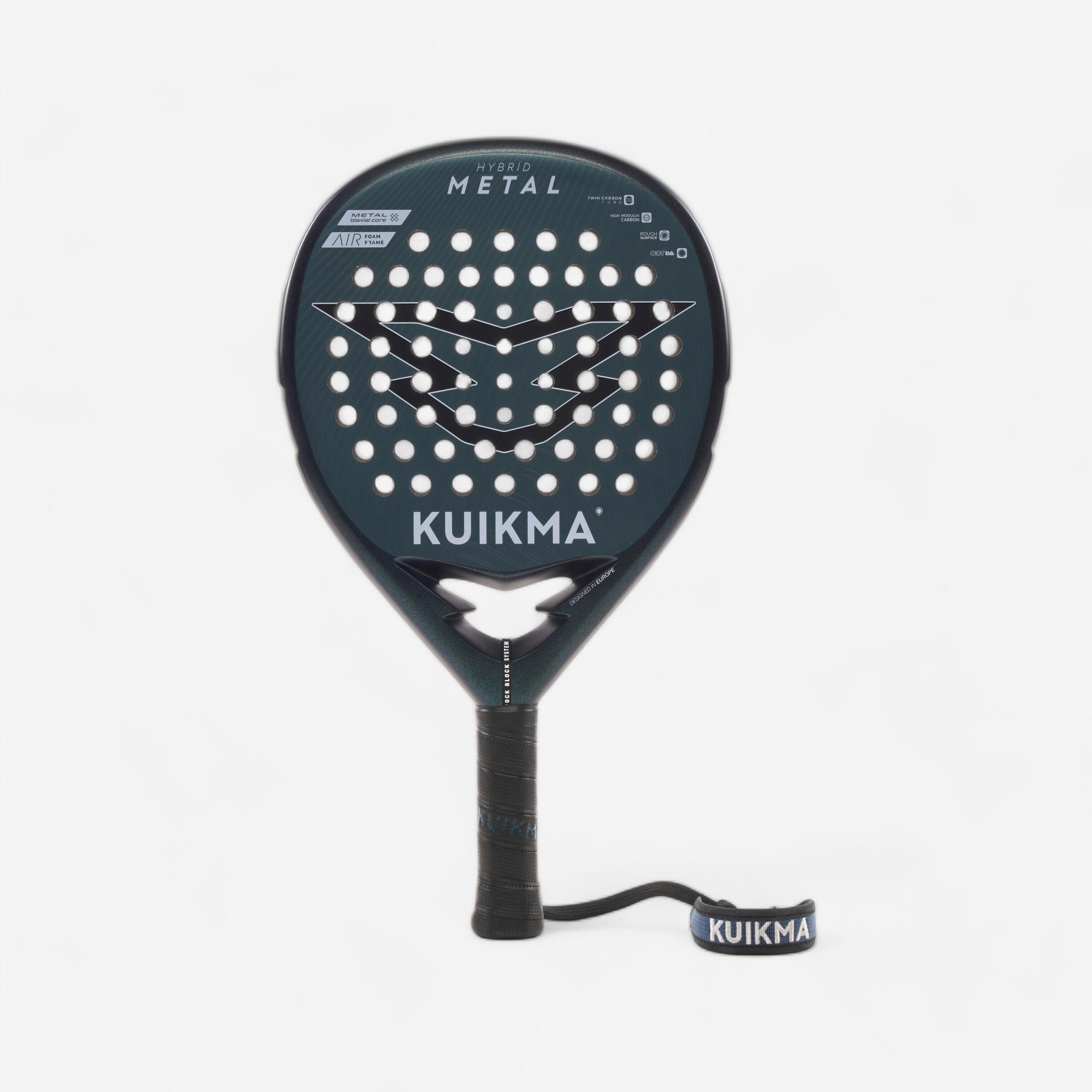 KUIKMA Padelracket voor volwassenen Hybrid Metal