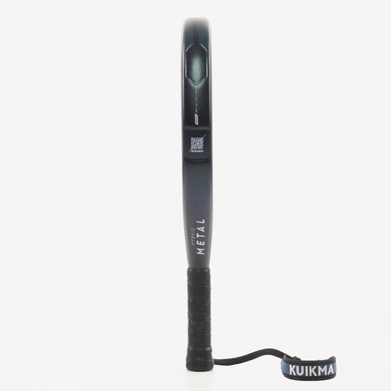 Adult padel racket Hybrid Metal Kuikma side view