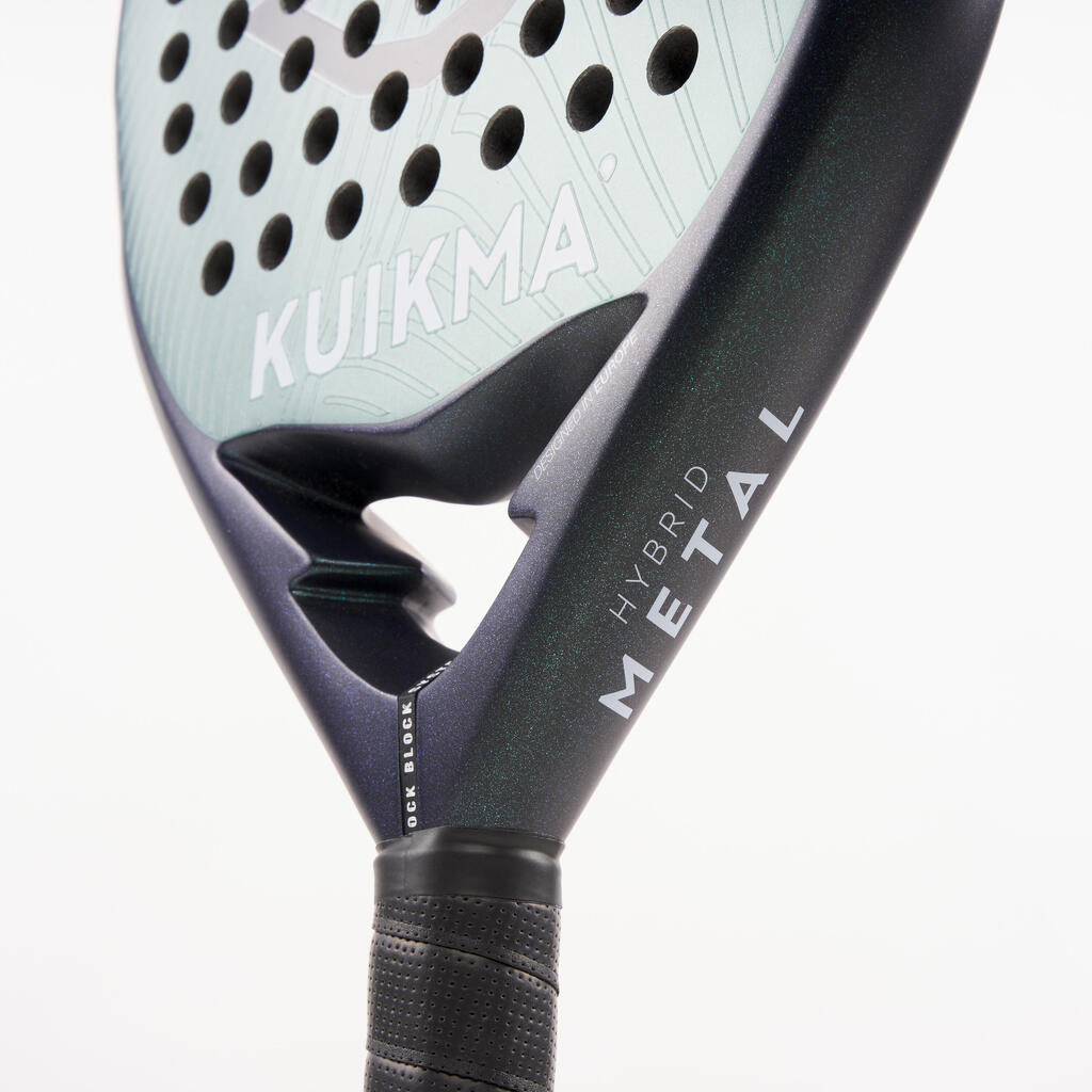 PALA DE PÁDEL ADULTO KUIKMA HYBRID METAL