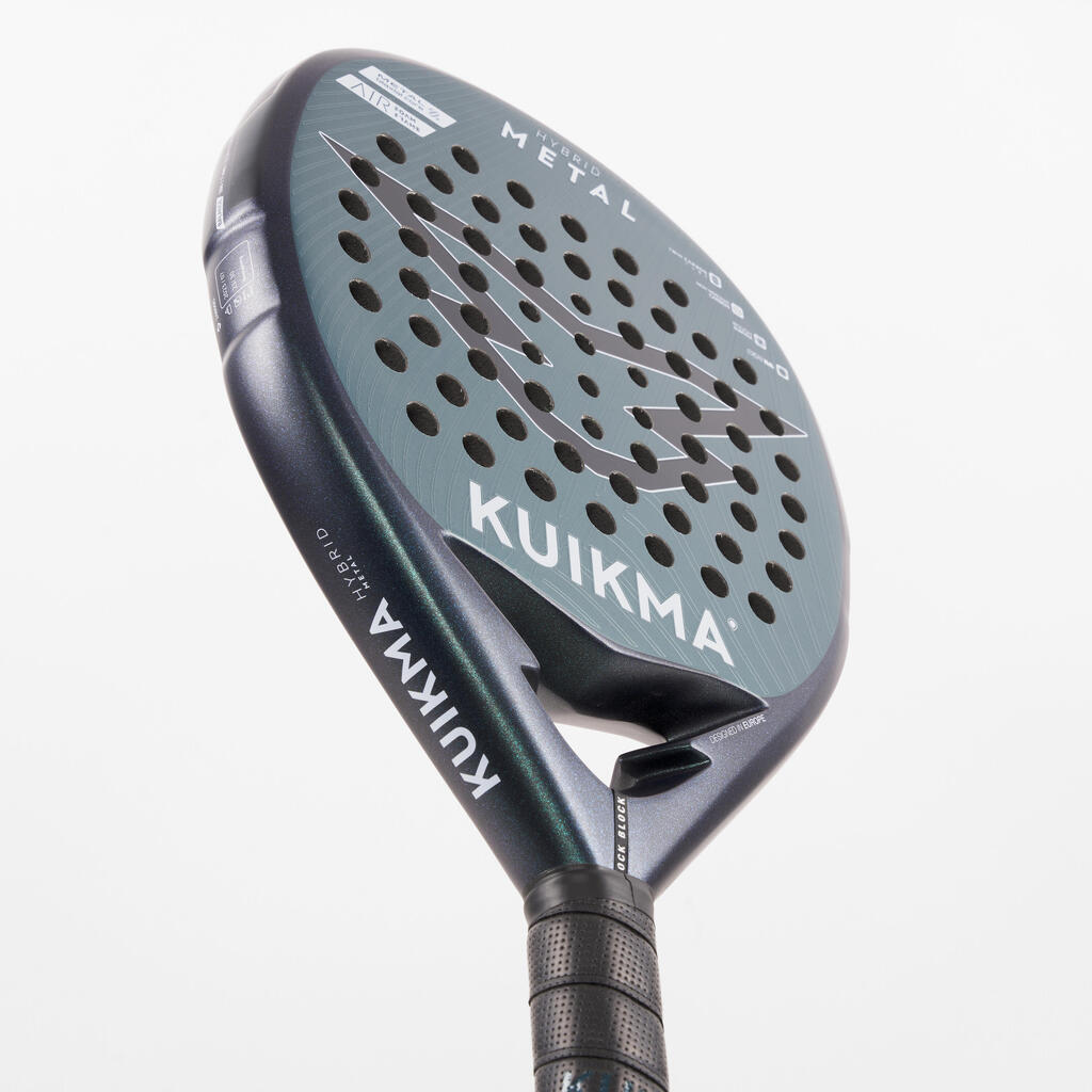 PALA DE PÁDEL ADULTO KUIKMA HYBRID METAL