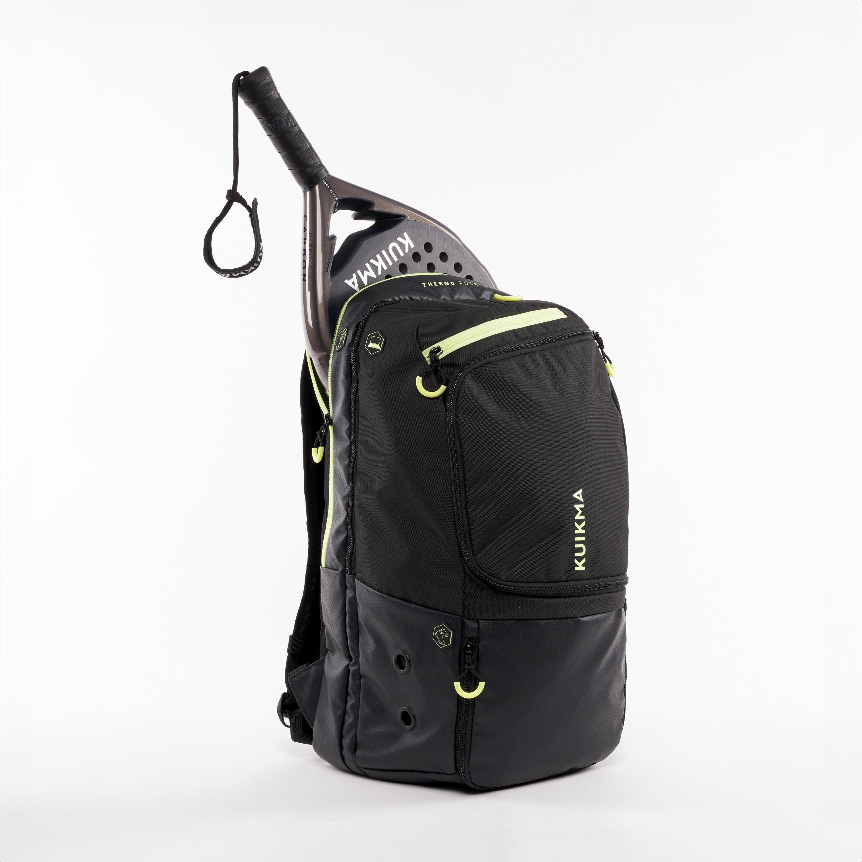 Sac à dos isotherme de padel 30 litres - PBP Elite gris jaune 9/12
