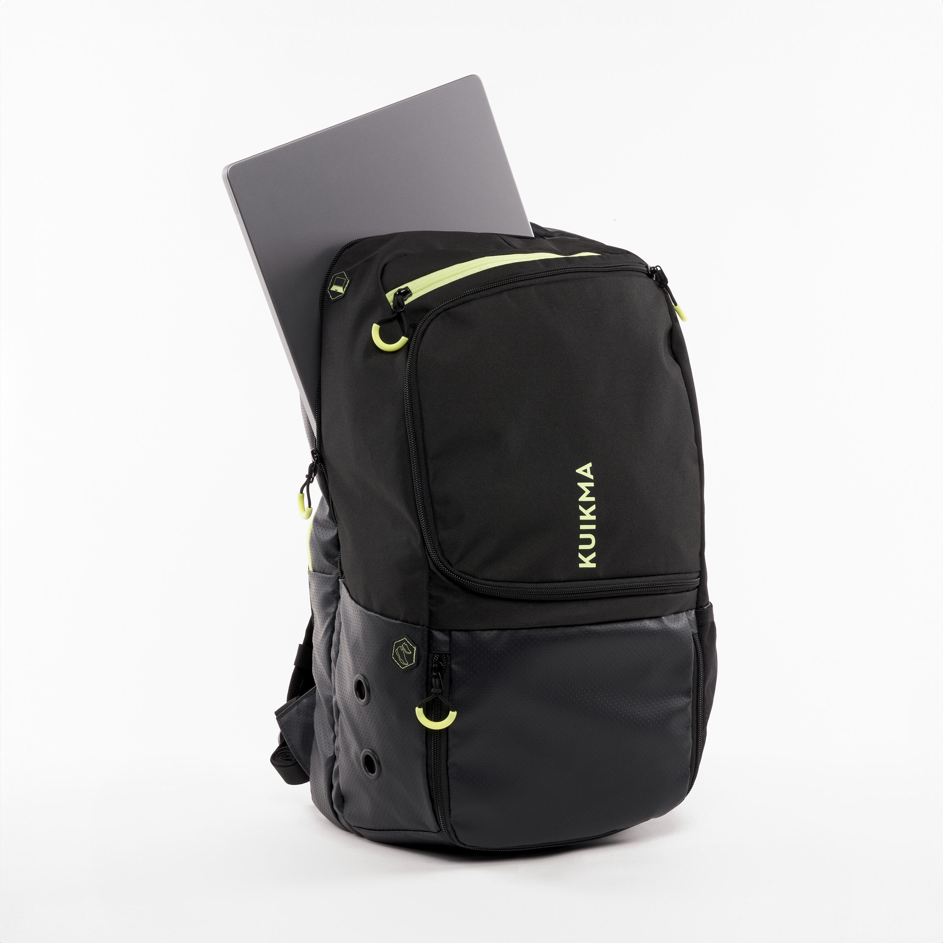 Sac à dos isotherme de padel 30 litres - PBP Elite gris jaune 7/12