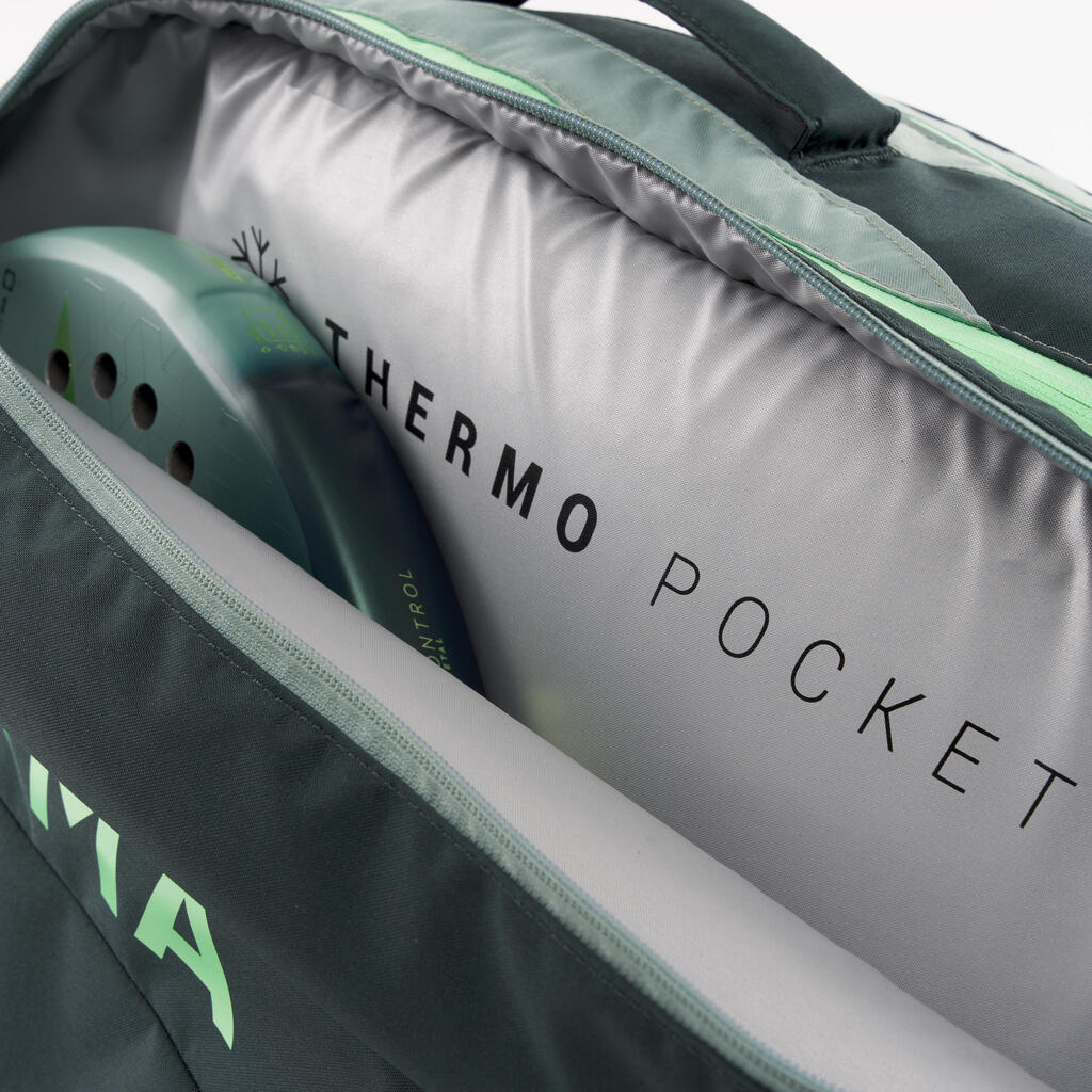 Sac de padel isotherme 35L - Kuikma Elite vert