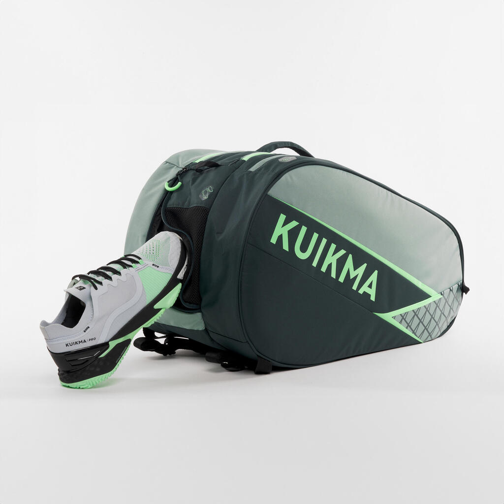 Sac de padel isotherme 35L - Kuikma Elite vert