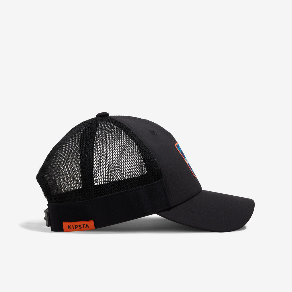 Adult Trucker Style Beach Volleyball Cap BVCAP - White/Ochre