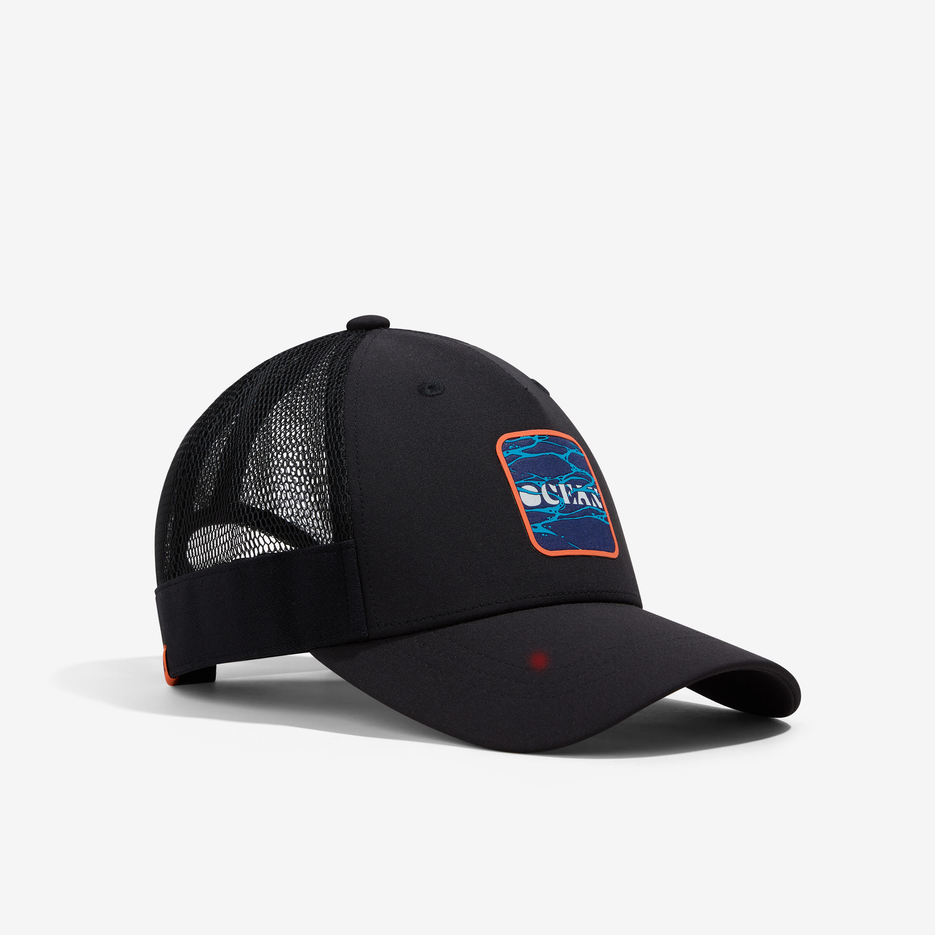 Adult trucker style beach volley cap - BVCAP Black