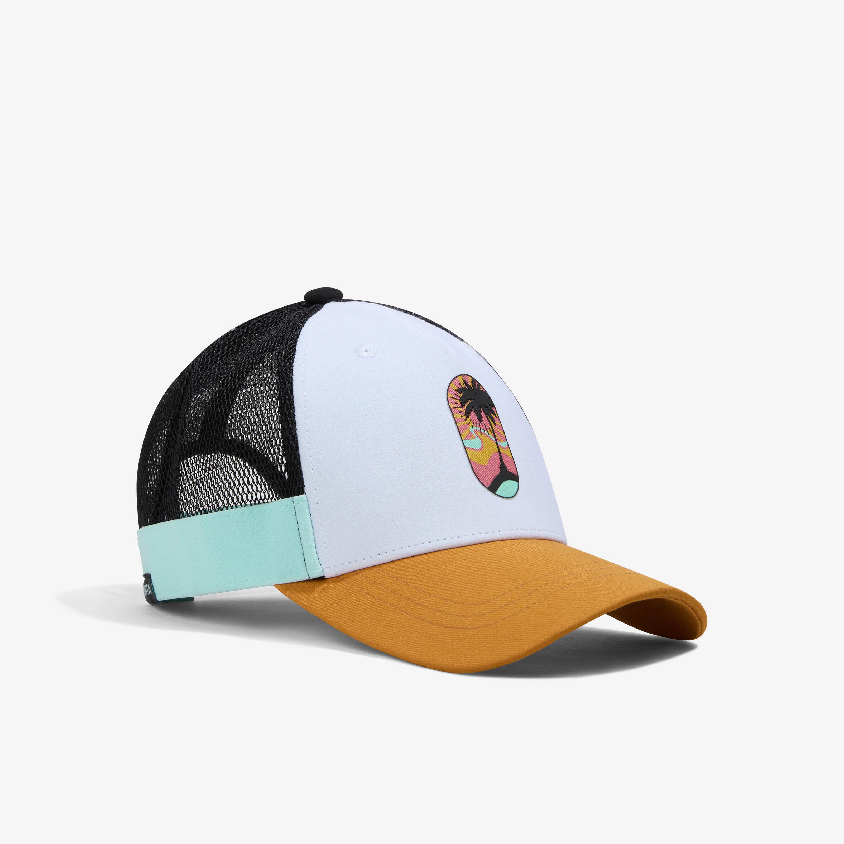 Adult trucker style beach volley cap - BVCAP White Ochre