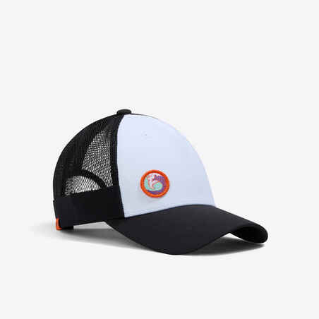 Adult Trucker Style Beach Volley Cap BVCAP - White/Pink