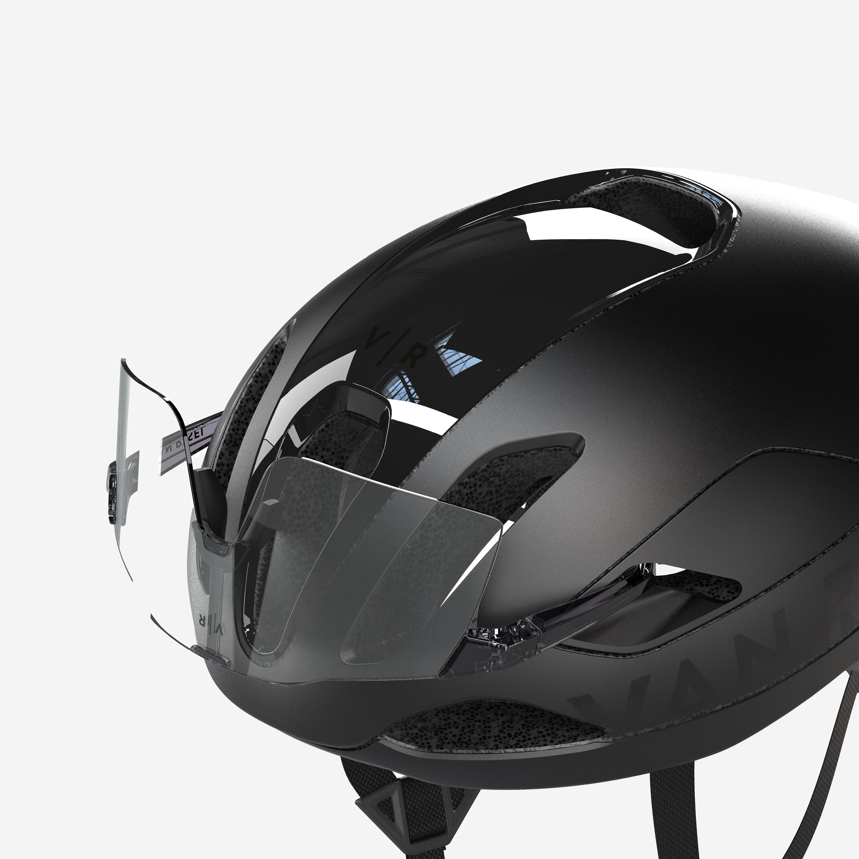 Fahrradhelm Rennrad RCR-F Mips schwarz  7/8