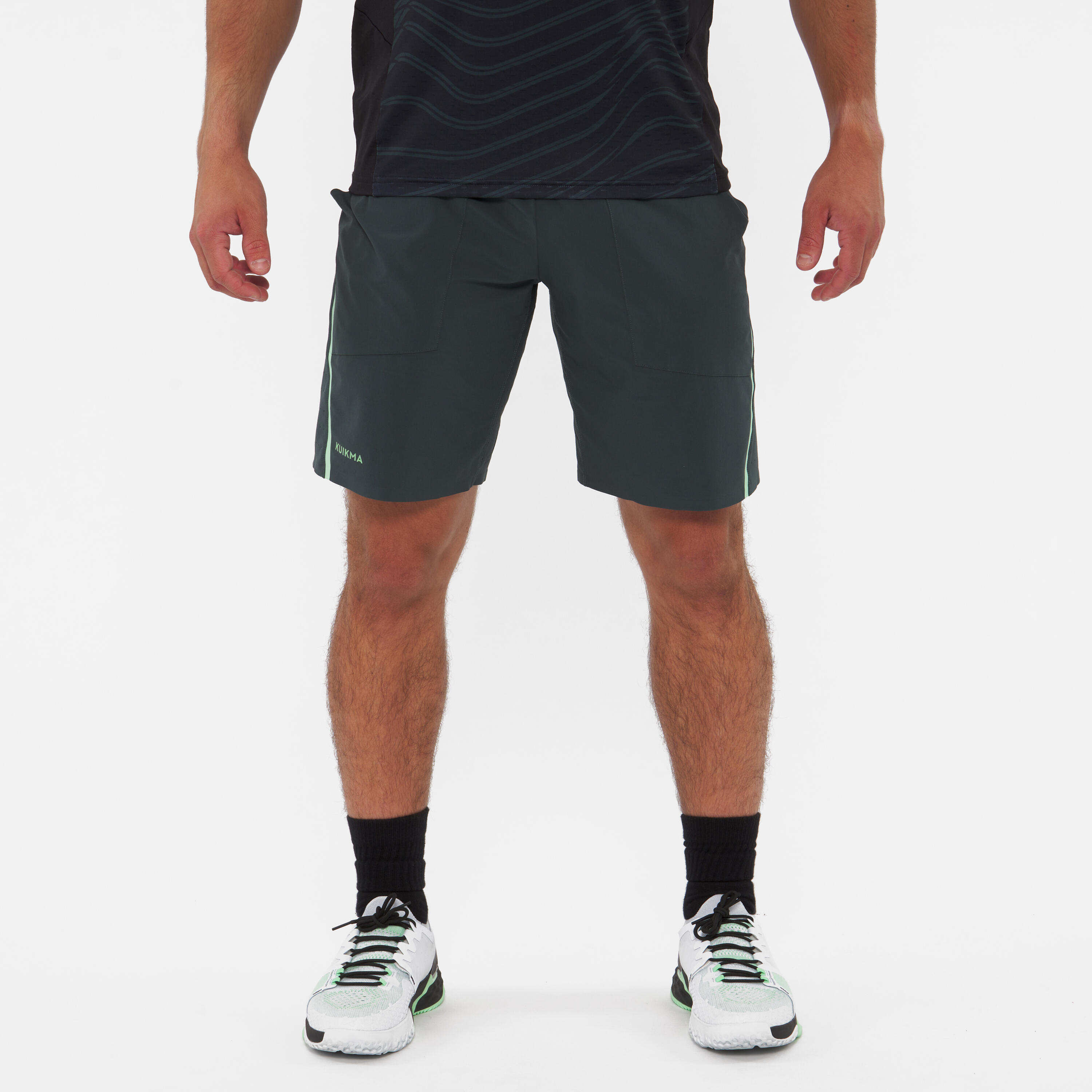 Men's Padel Breathable Shorts Dry+ - Green 2/9