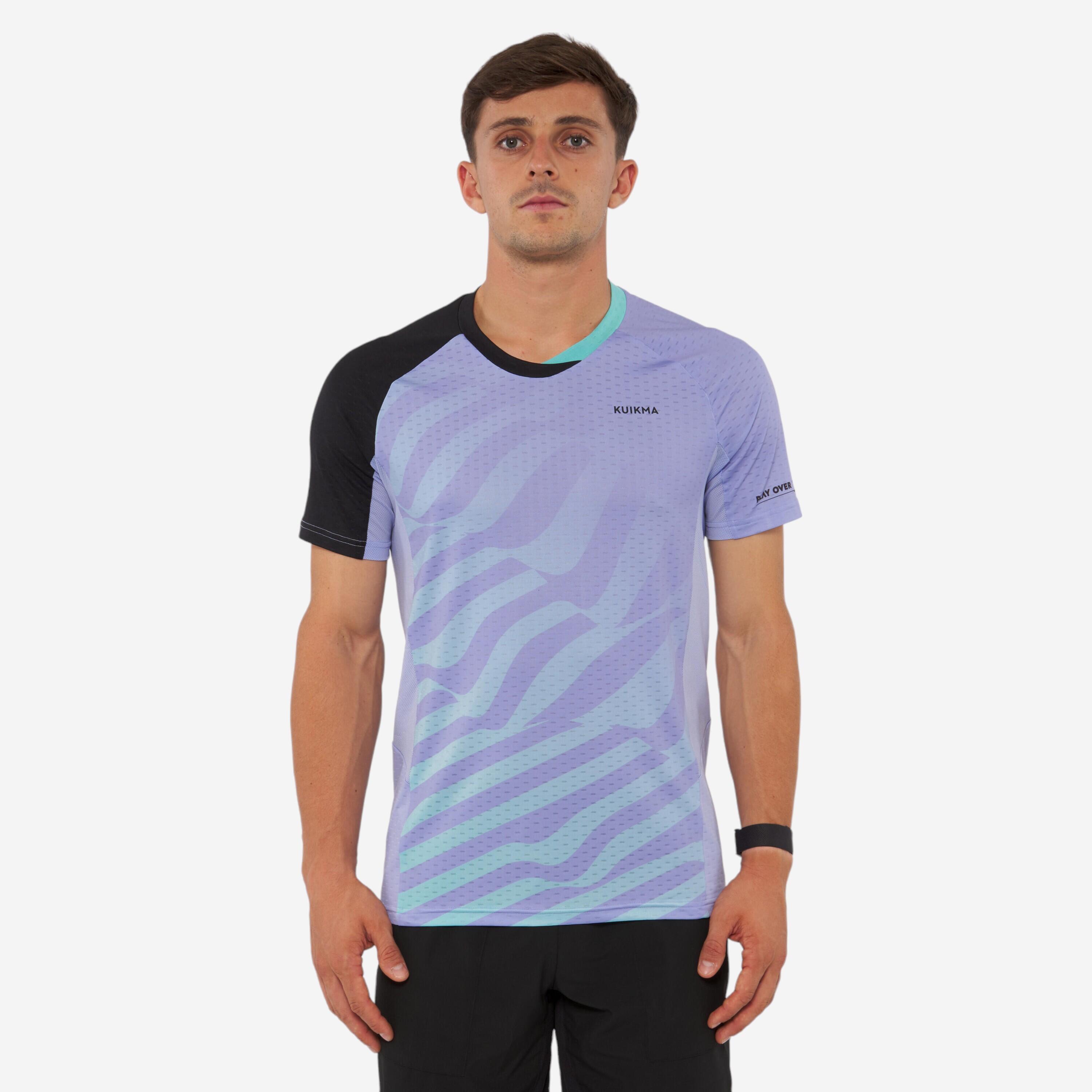 Kuikma - T-shirt De Padel Manches Courtes Technique Homme - Kuikma 900 Violet - T-shirt Manches Courtes - Padel Beach Tennis - - 52 2xl - Decathlon