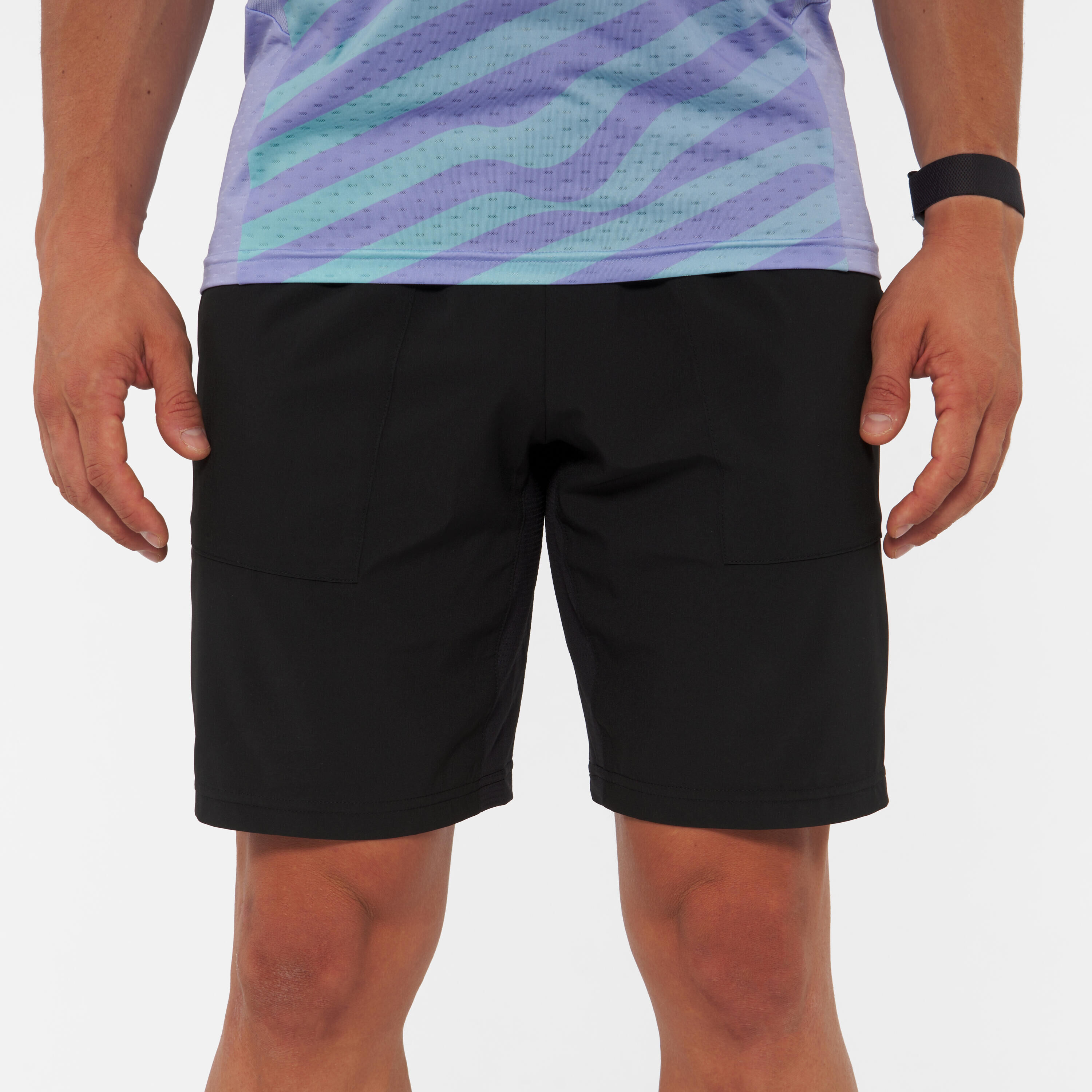 KUIKMA Men's Breathable Padel Shorts Dry - Black