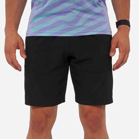 Short de pádel transpirable negro para hombre Dry