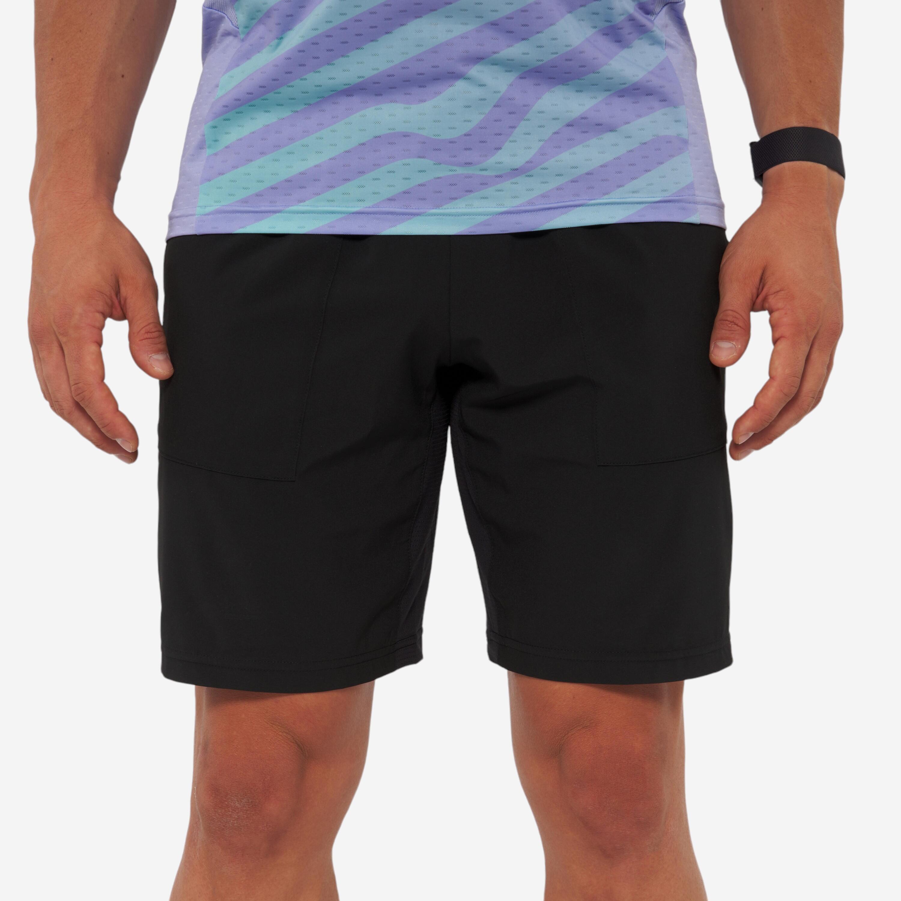 Men's breathable padel short - Dry Black