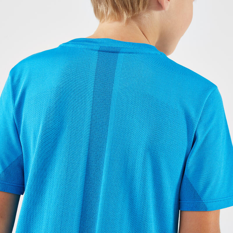 T-shirt de tennis Junior - T-shirt Bleu