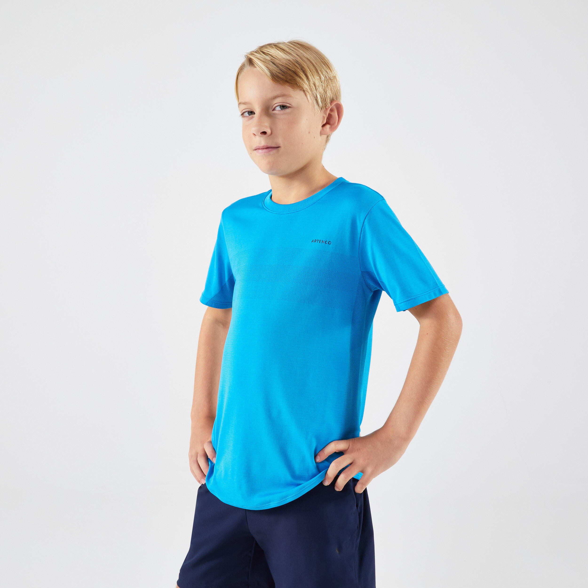 Kids' Tennis T-Shirt - Blue 4/7