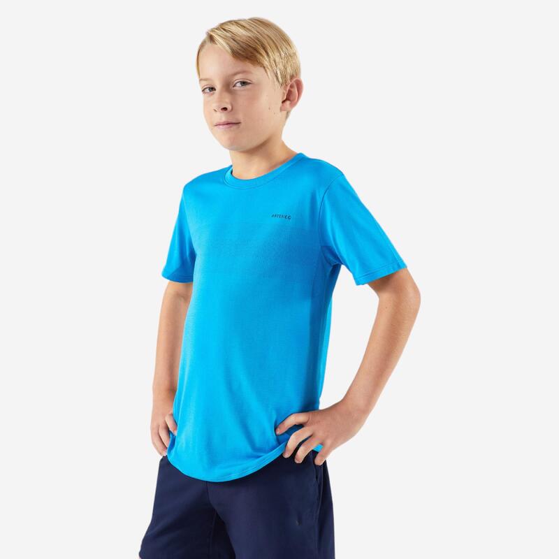 Tennisshirt voor kinderen Light blauw