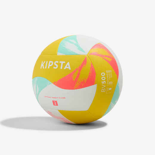 
      Lopta na plážový volejbal Hybride 500 žlto-biela
  