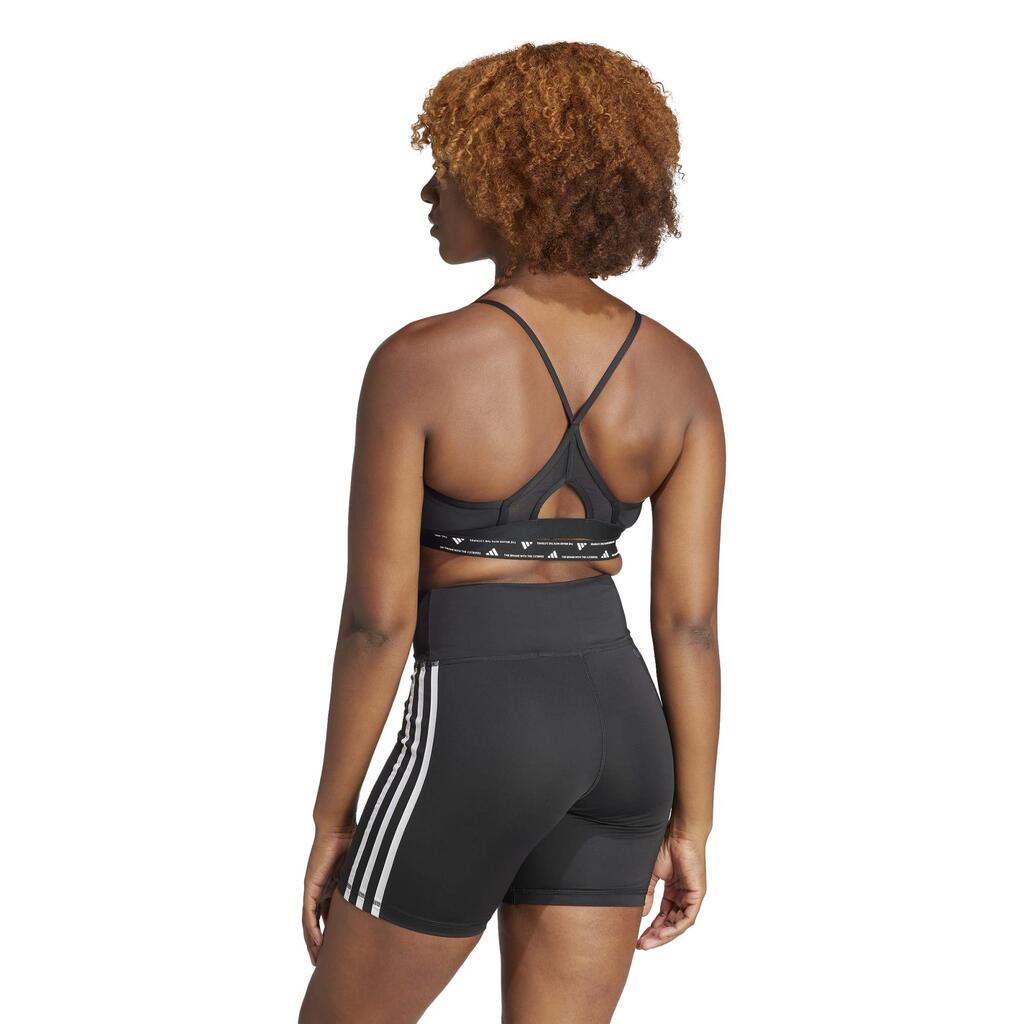 ADIDAS Bustier - schwarz/weiss 