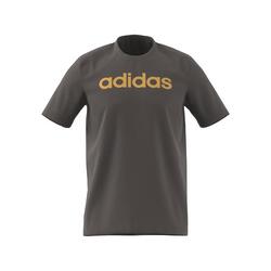 T-shirt voor fitness en soft training heren grijs