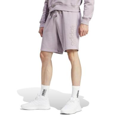 Pantaloncini ADIDAS uomo palestra regular fit cotone con tasche viola