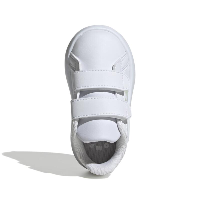 CHAUSSURES GRAND COURT ADIDAS BEBE BLANC IRIDESCENT