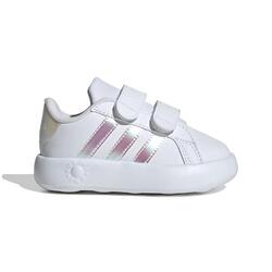 CHAUSSURES GRAND COURT ADIDAS BEBE BLANC IRIDESCENT