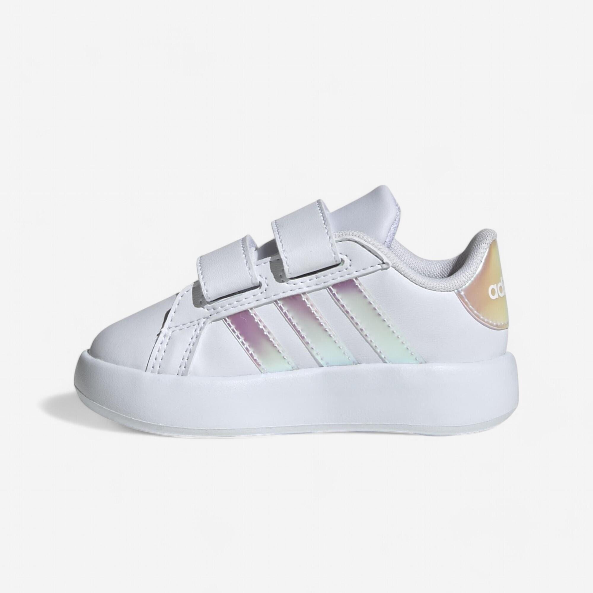 ADIDAS Turnschuhe Babys/Kleinkinder - Grand Court weiss schillernd