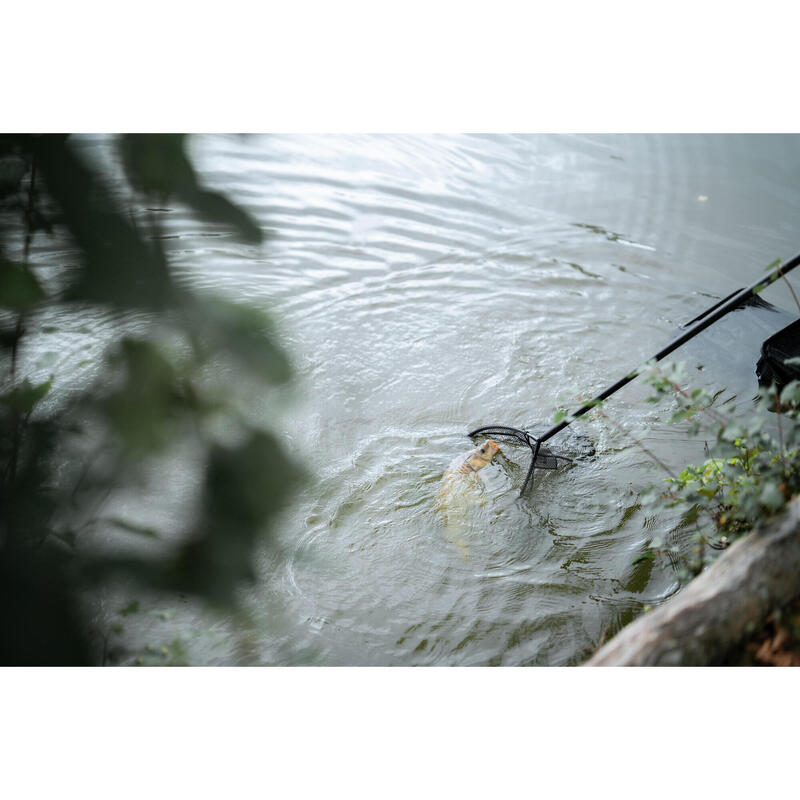 Testa di guadino pesca al colpo N 500 ovale in gomma 0,5m