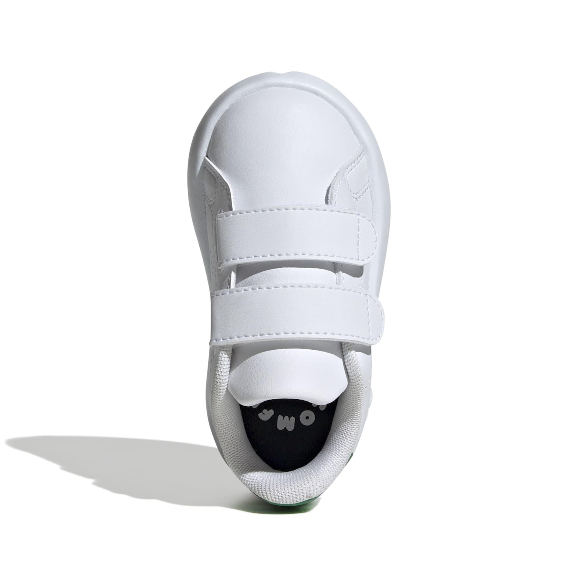 Sneakers ADIDAS bambino ADVANTAGE bianco-verde dal 20 al 27 5/10