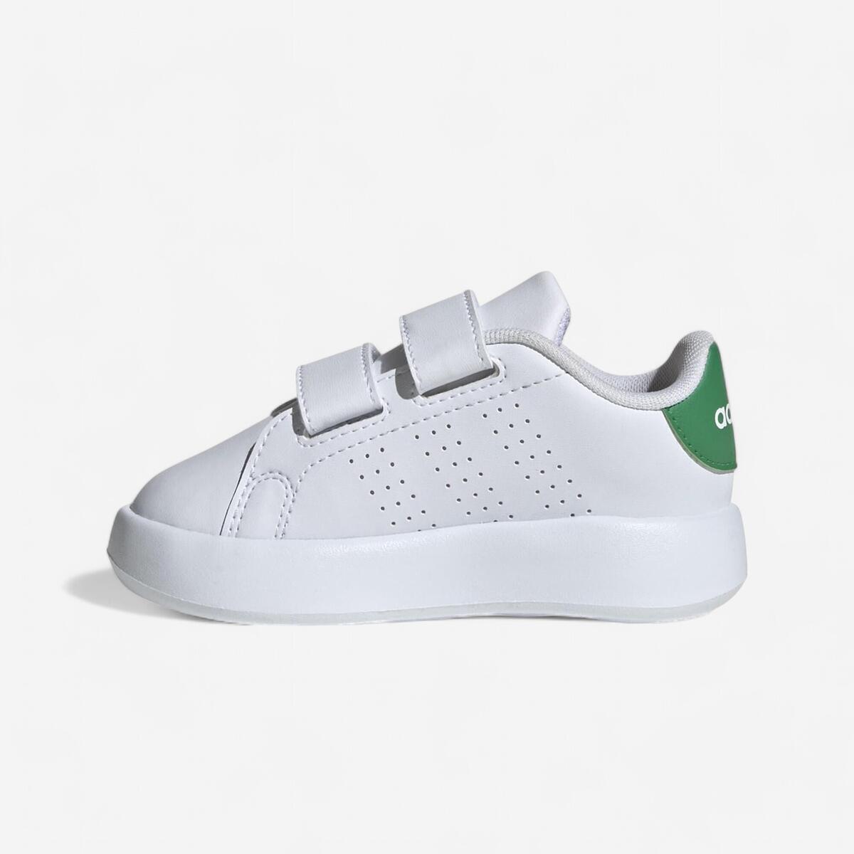 Chaussure Adidas Advantage bébé (20 au 27)  - blanc et vert