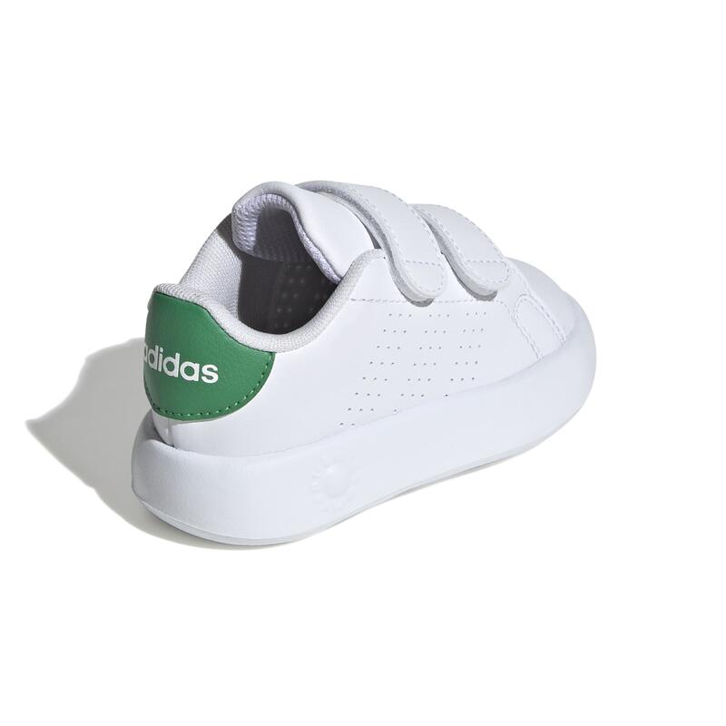 Calçado de Ginástica Bebé Adidas Advantage (20 a 27) Branco/Verde