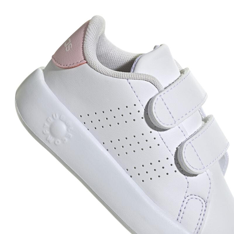 Calçado de Ginástica Bebé Adidas Advantage (20 a 27) Branco/Rosa