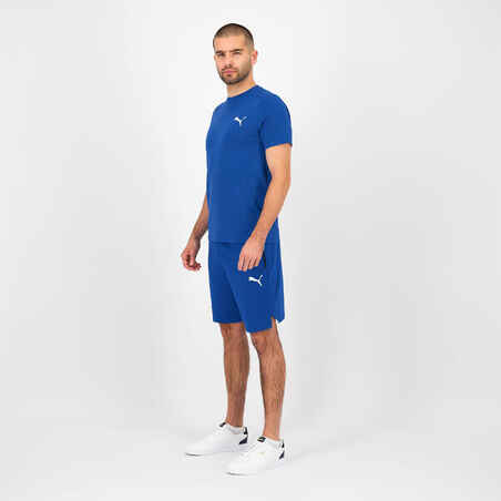 Men's Cotton Fitness Shorts - Blue