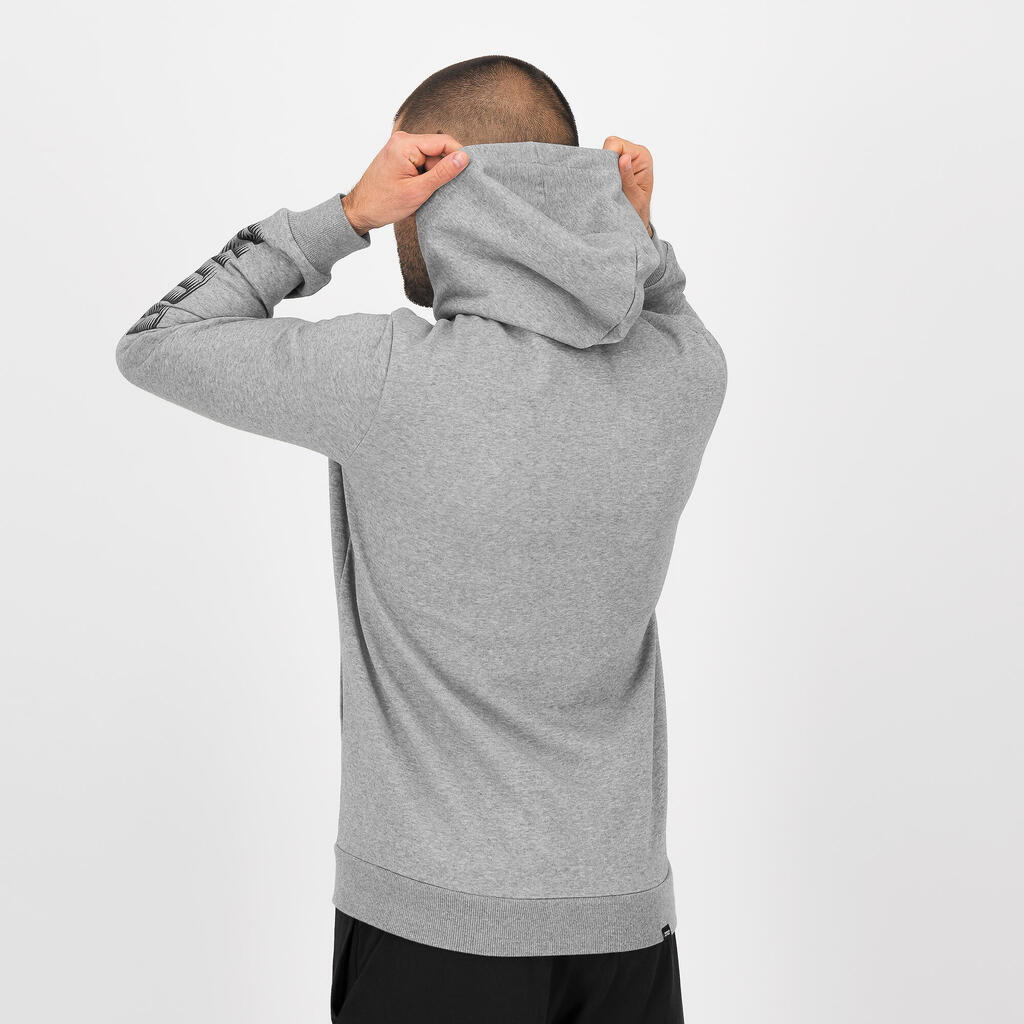 Men's Zip-Up Hoodie - Grey