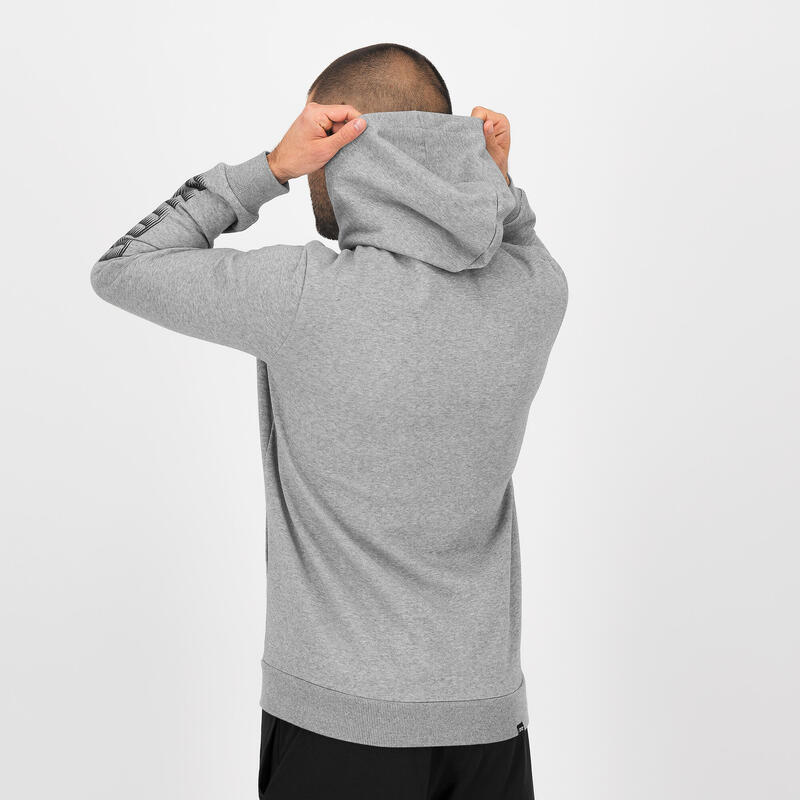 Sweat à capuche zippé PUMA homme gris