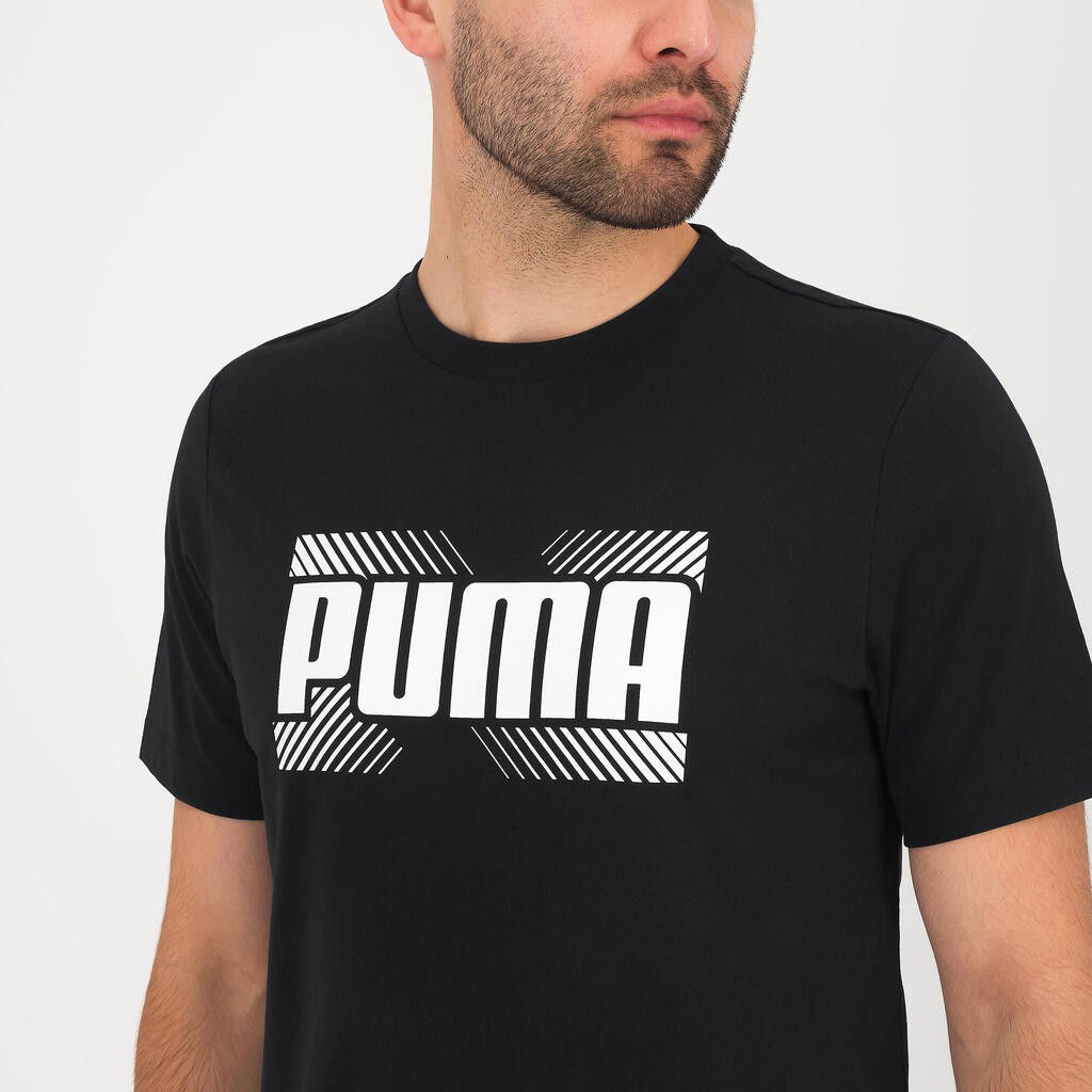 МЪЖКА ТЕНИСКА ЗА ФИТНЕС PUMA, ЧЕРНА