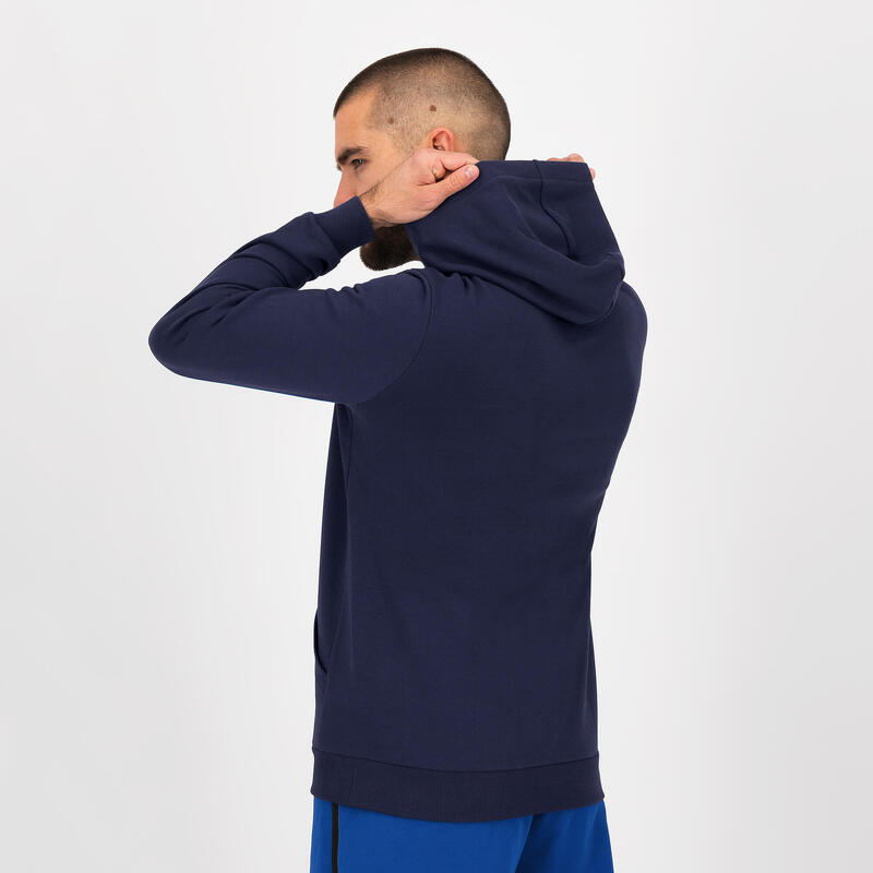 Fitness hoodie heren blauw