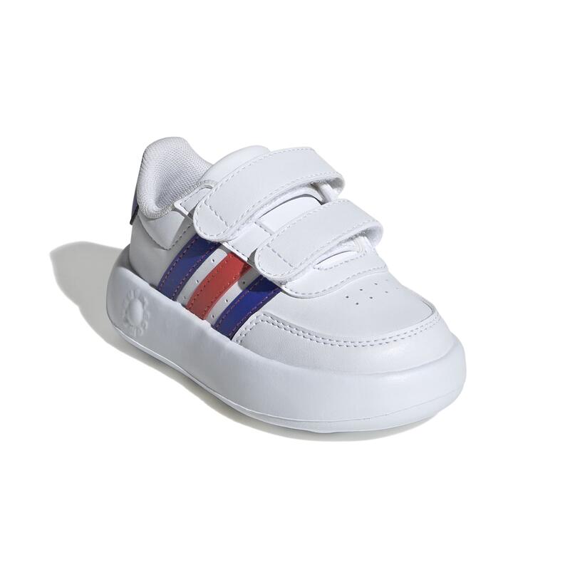 CHAUSSURES BREAKNET ADIDAS BEBE BLANC BLEU ROUGE