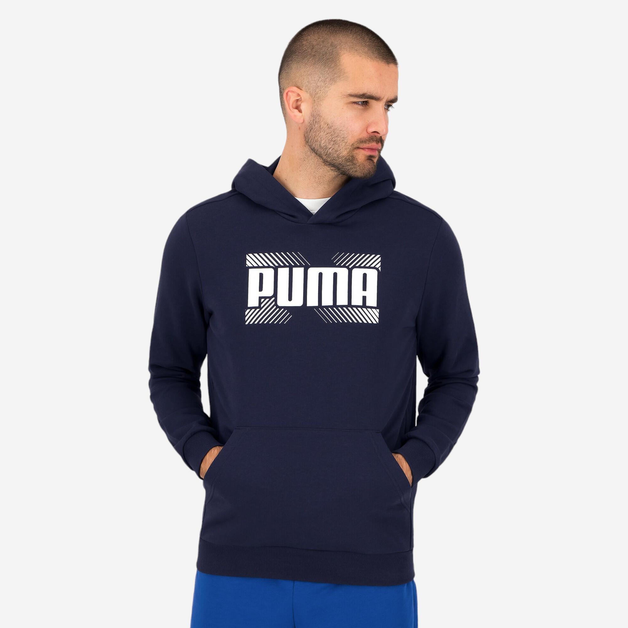 Hanorac Fitness Puma Albastru Barbati