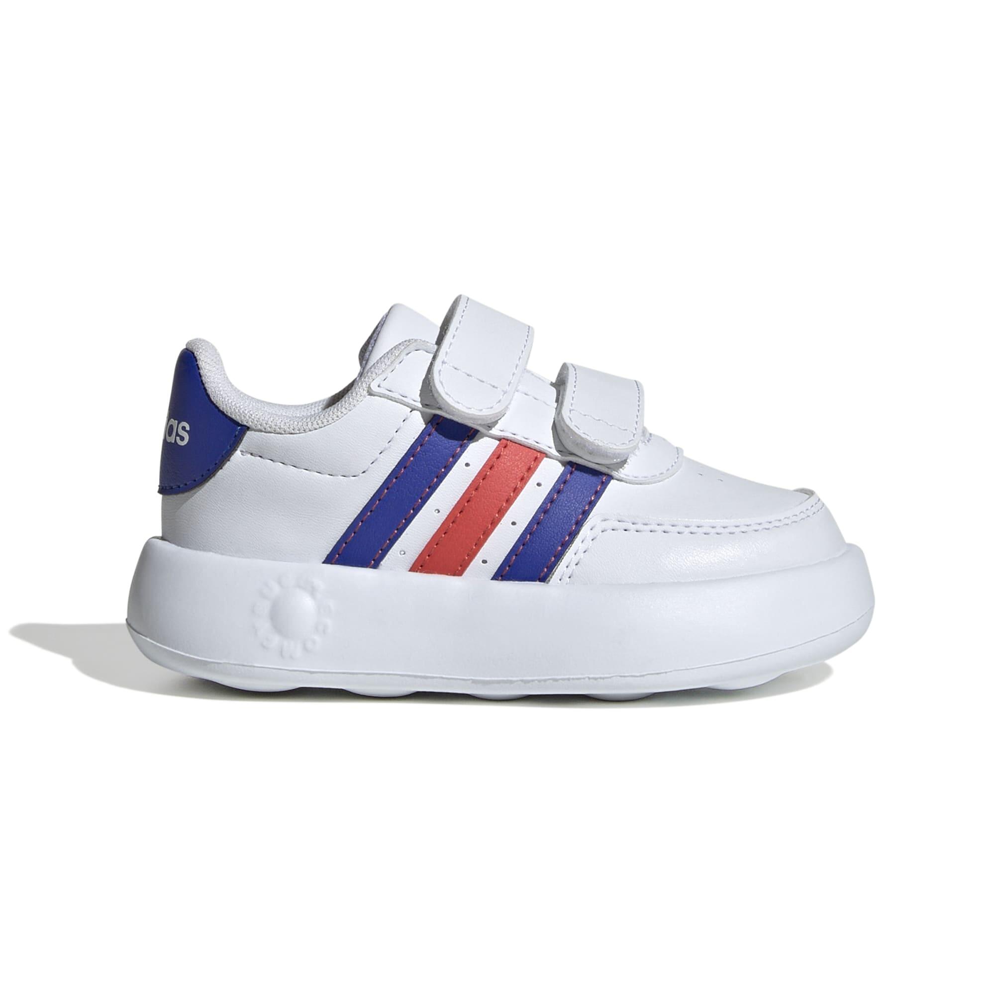 ADIDAS Kids' Shoes Breaknet - White / Blue / Red