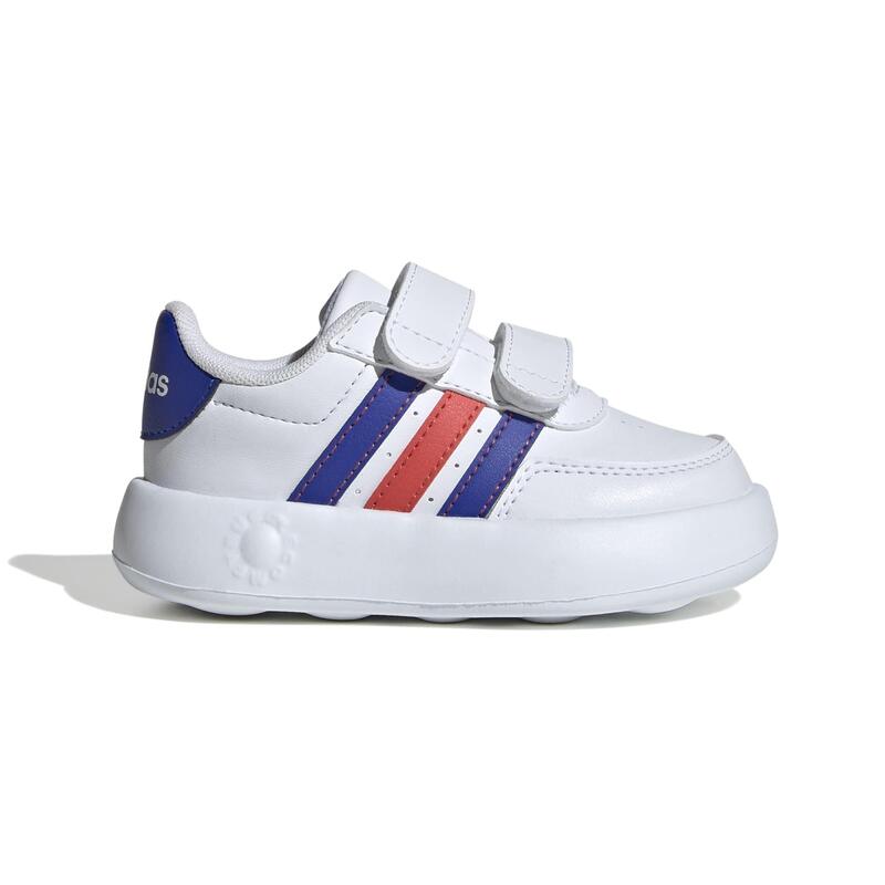 SCHOENEN BREAKNET KIND WIT/BLAUW/ROOD