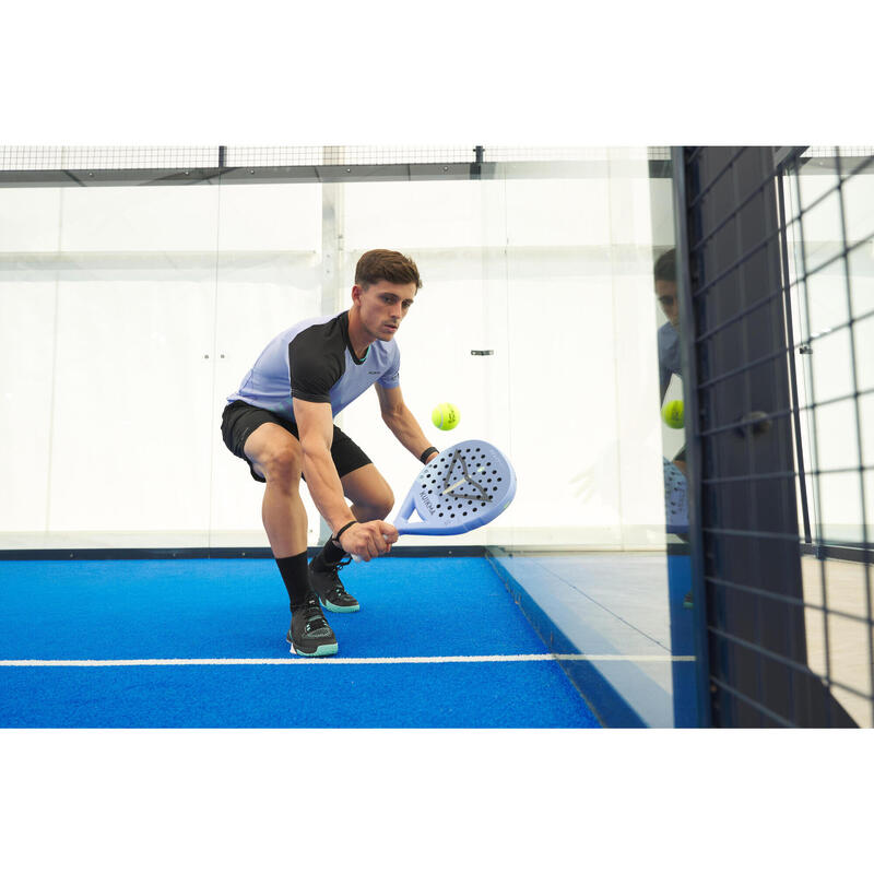 Șort Respirant Padel PSH500 Negru Bărbați