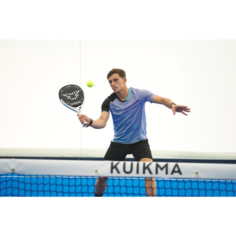 Herren Padel T-Shirt kurzarm - Kuikma PTS 900 violett 